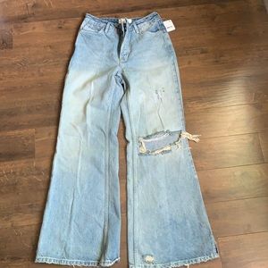 NWT Free People Wide Leg Jeans